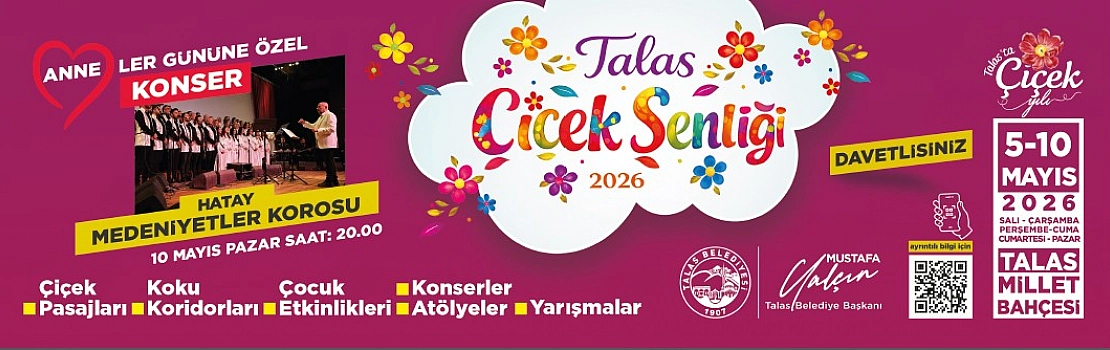 Talas Çiçek Şenliği Anneler Gününe Özel Konser