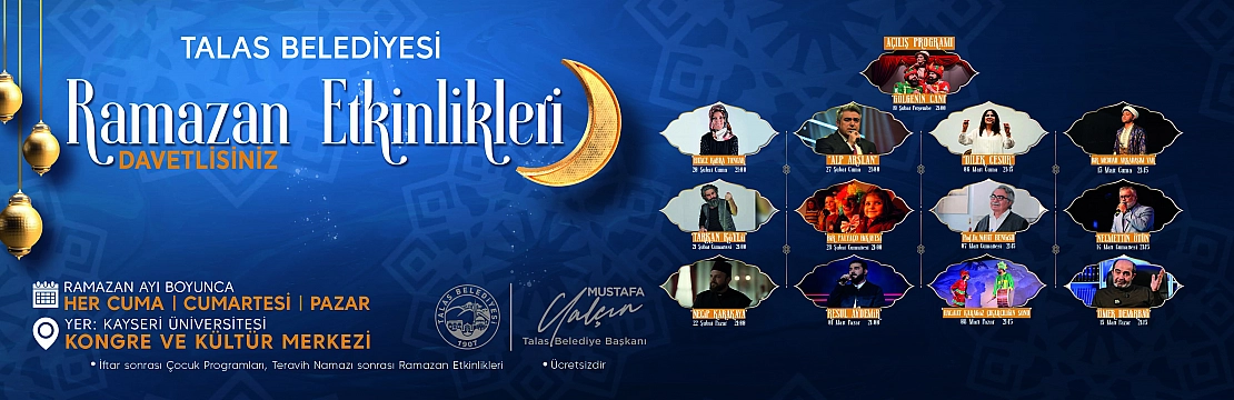 Talas Belediyesi Ramazan Etkinlikleri