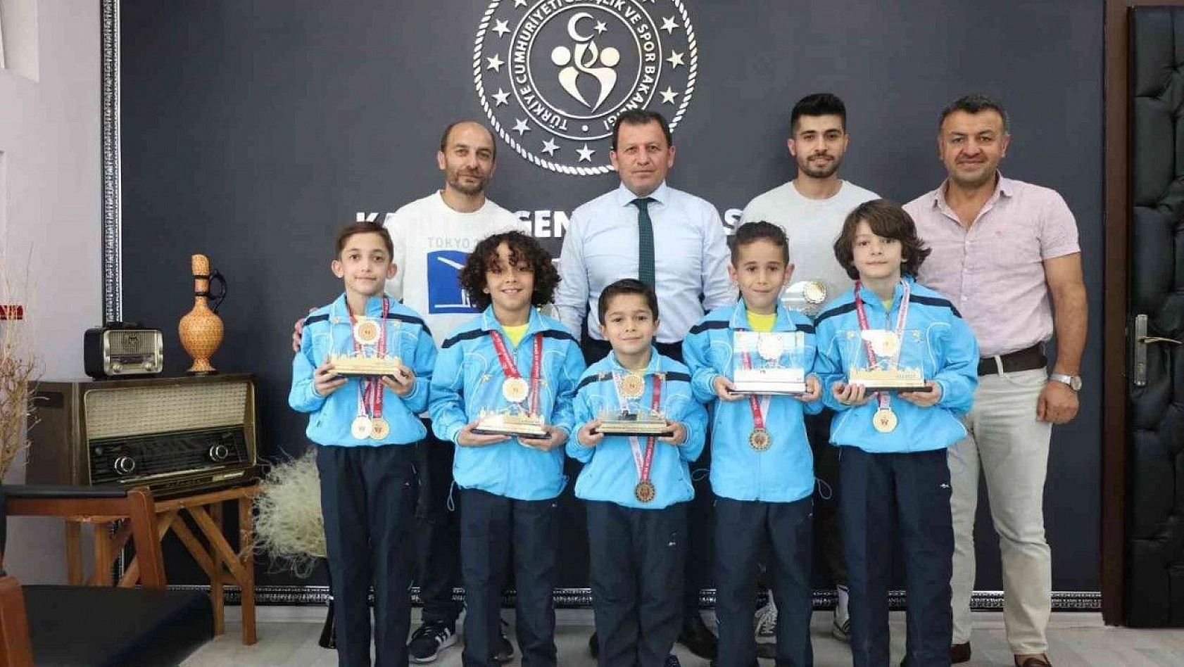 Ali İhsan Kabakcı Ana Lig'in şampiyonlarını ağırladı