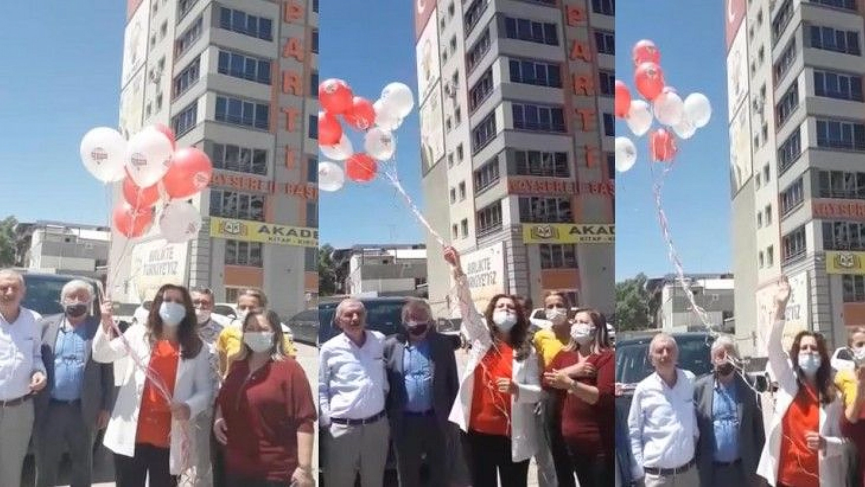 CHP'den, AK Parti önünde balonlu eylem! Balonların üzerinde ne yazıyor?