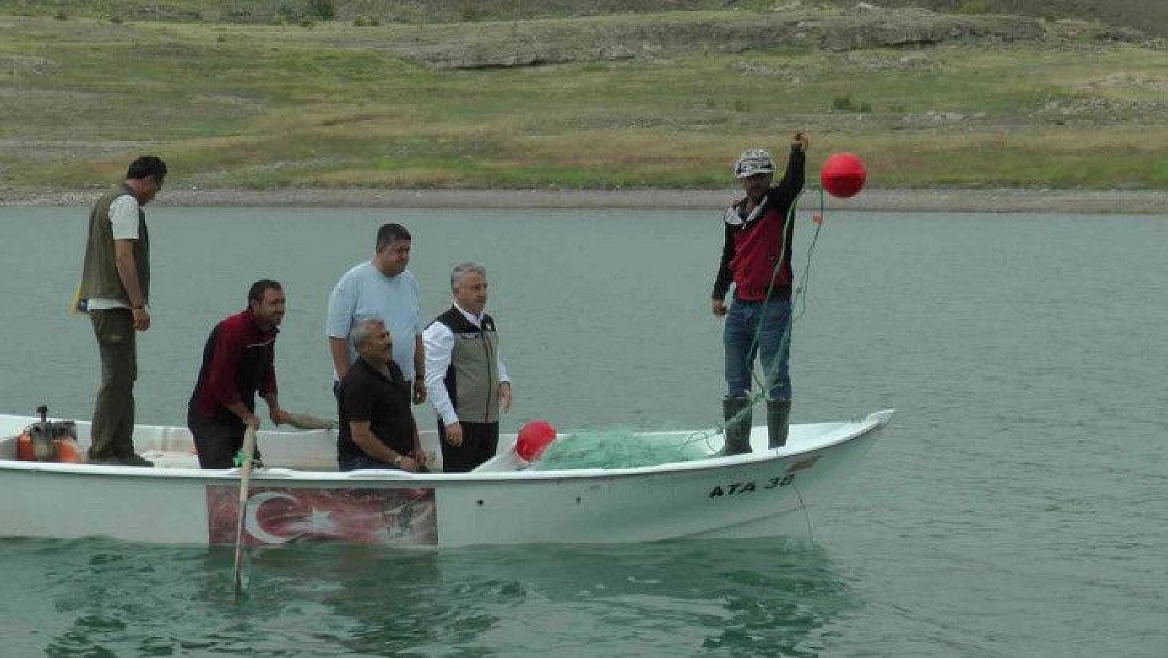 Kayseri'de balıkçılar 'vira bismillah' dedi