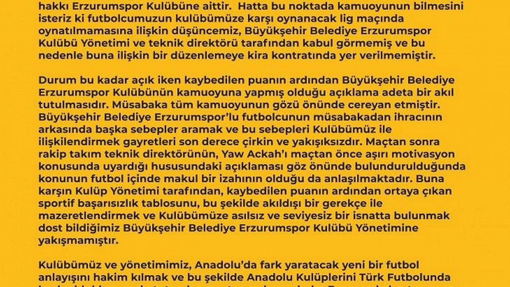 Kayserispor'dan flaş Yaw Ackah açıklaması