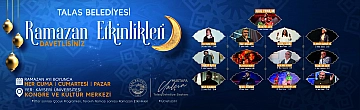 Talas Belediyesi Ramazan Etkinlikleri