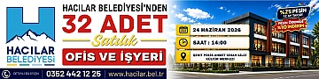 Hacılar Belediyesi'nden 32 adet satılık ofis ve işyeri