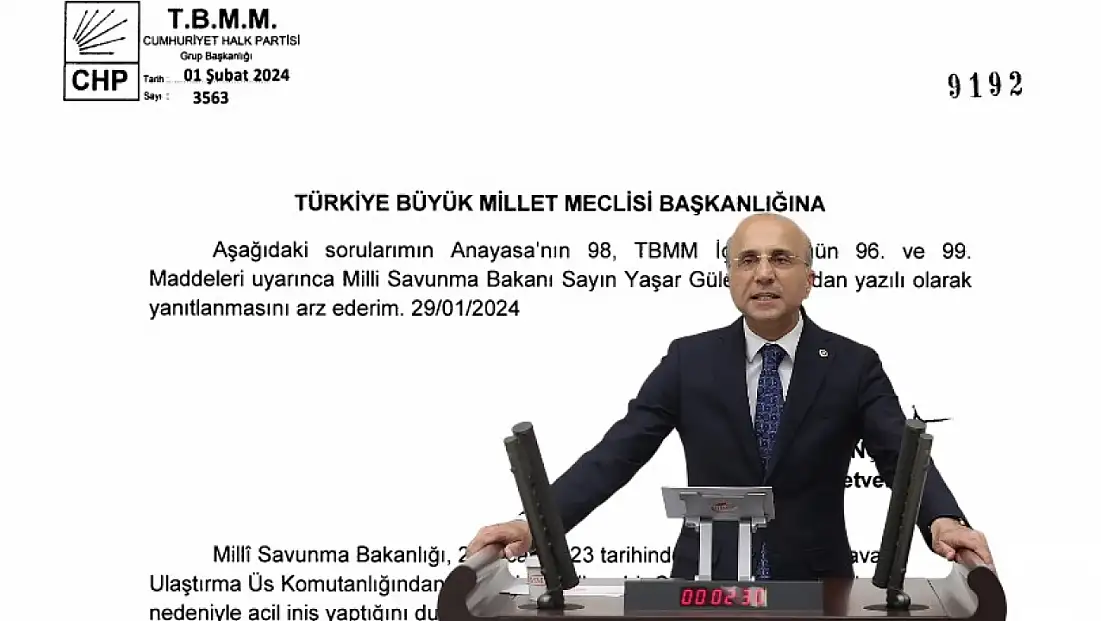 20 Askerin şehit olduğu uçak kazası Genç’in soru önergesini akıllara getirdi