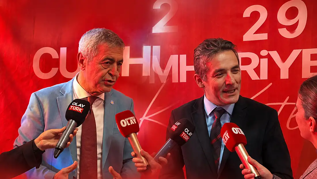 29 Ekim resepsiyonunda dikkat çeken sözler: Yücel ve Şener konuştu