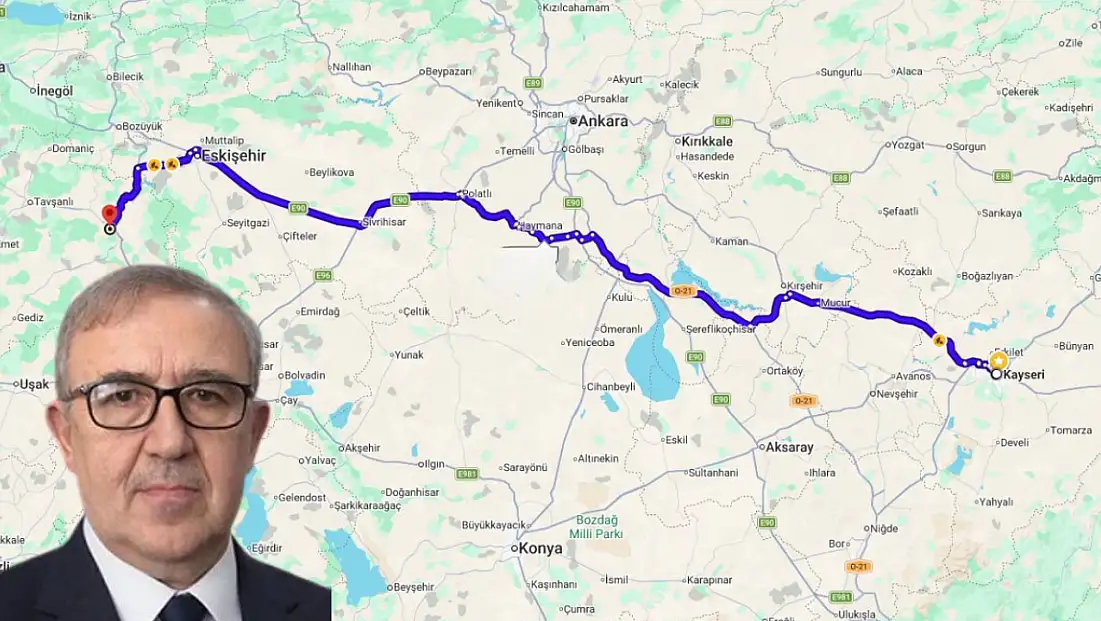600 kilometre uzakta! Kütahya’daki Kayserili isim dikkat çekti