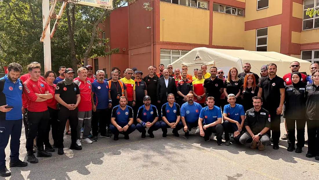 AFAD Kayseri’den İstanbul depremi hazırlığı: 60 kişilik ekip sahaya indi
