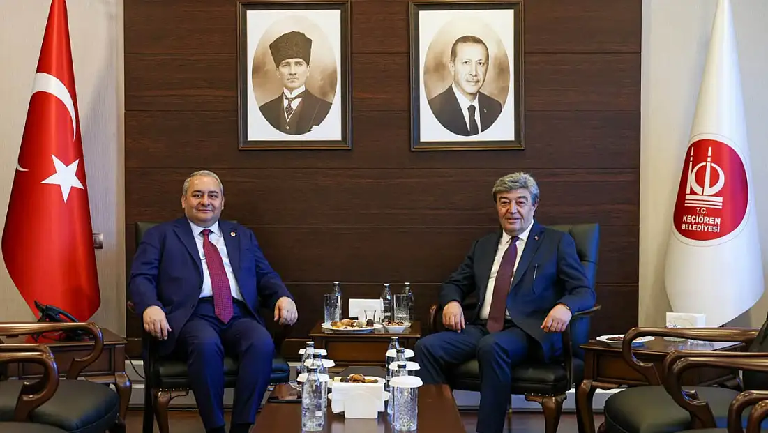 AK Parti Milletvekili Ataş'tan CHP'den istifa eden Başkana hayırlı olsun ziyareti