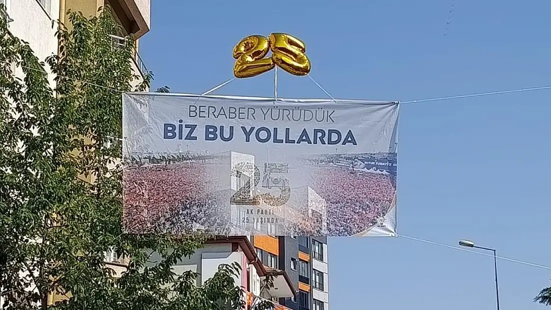 AK Parti'nin 25. Yıldönümü Talas'ta kutlandı!