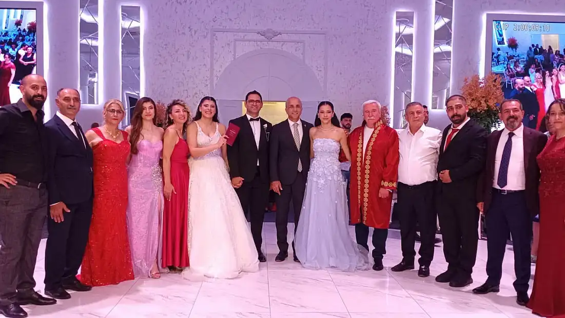 Akıncı ve Ağca ailelerinin mutlu günü