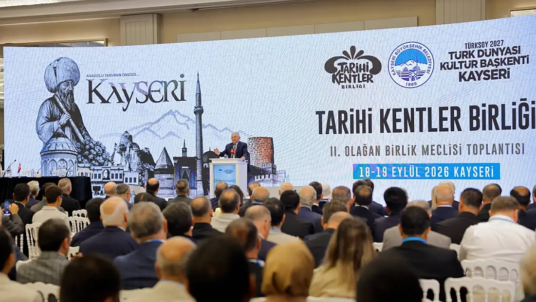 Anadolu’nun yıldızı Kayseri, Tarihi Kentler Birliği’ne ilham oldu
