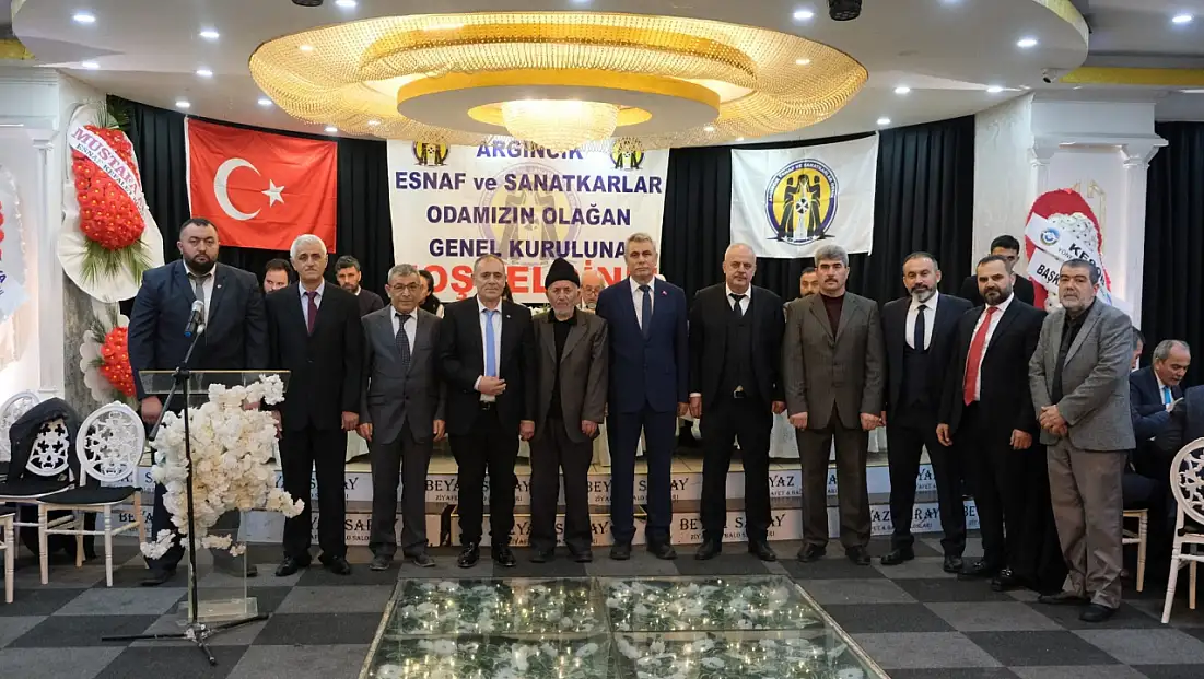 Argıncık Esnaf Odası'nda başkan güven tazeledi!