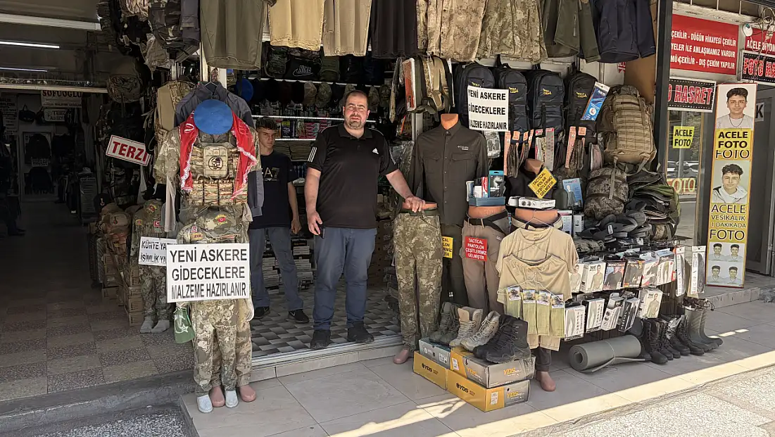 Askere gidecek gençler dikkat! Kayserili esnaftan tavsiyeler