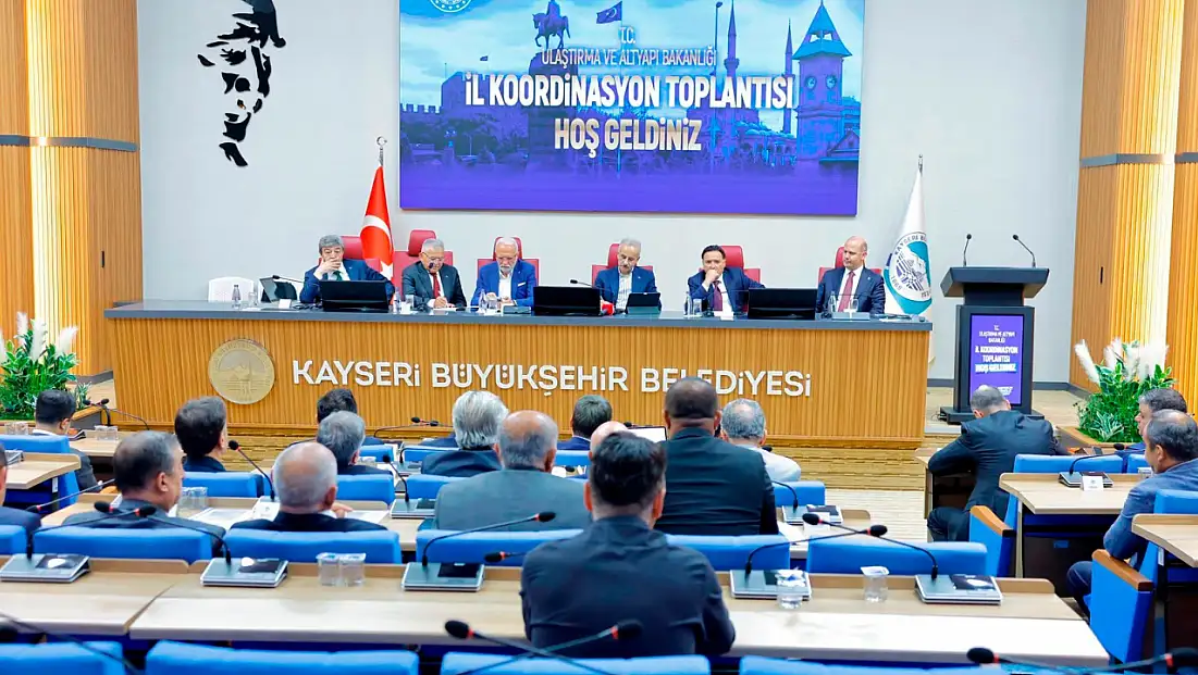 Bakan Uraloğlu Kayseri’de İl Koordinasyon Toplantısına katıldı