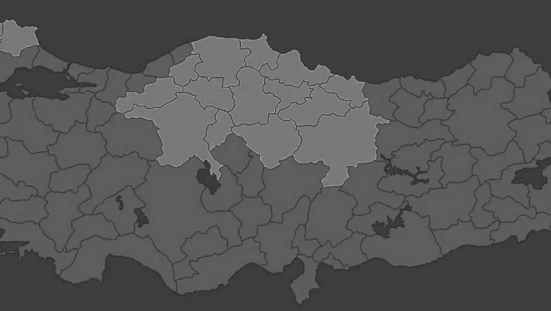 Bakanlık harita paylaştı: İşte Kayseri’nin rengi