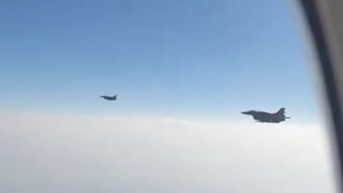 Baki Ersoy, F16’dan bildiriyor: Umman’a iniyoruz