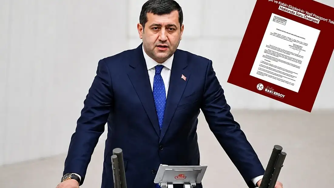 Baki Ersoy yeşil pasaport talebini TBMM’ye taşıdı