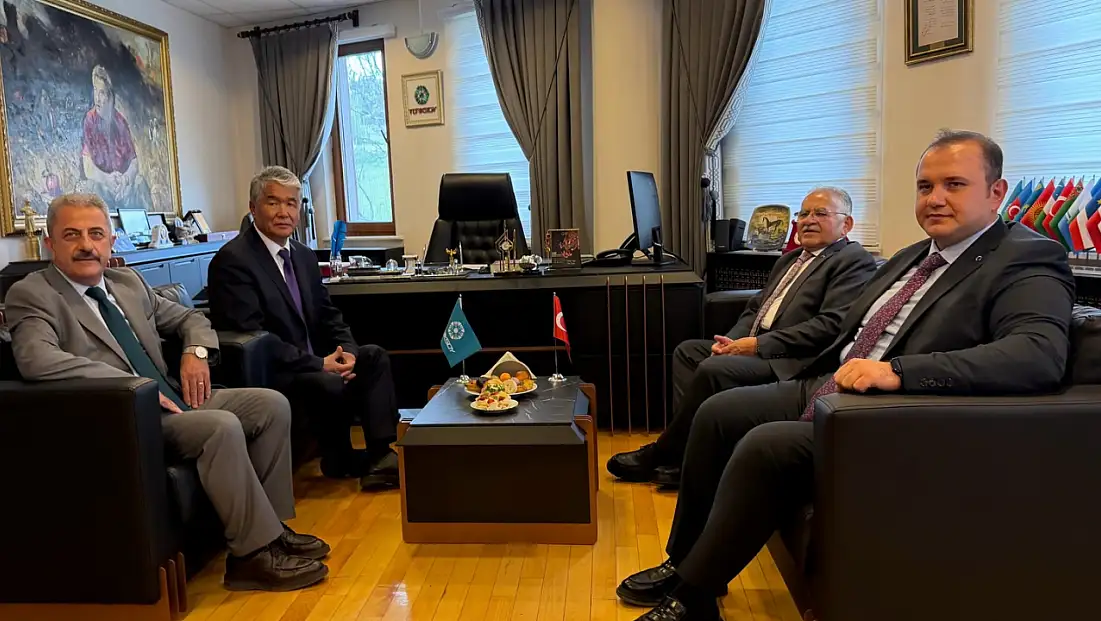 Başkan Büyükkılıç ile TÜRKSOY heyeti Ankara’da buluştu