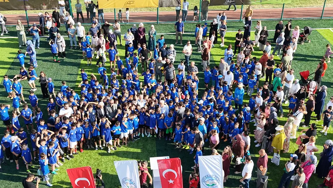 Başkan Yalçın çocukları spora teşvik etti!