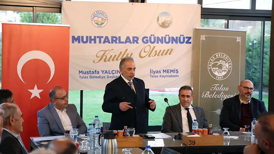 Başkan Yalçın: Muhtarlarımız mahallelerdeki gözümüz kulağımız