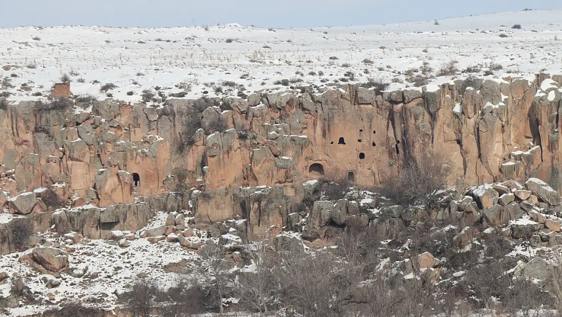 Beyaz örtü Kayseri'yi masala dönüştürdü