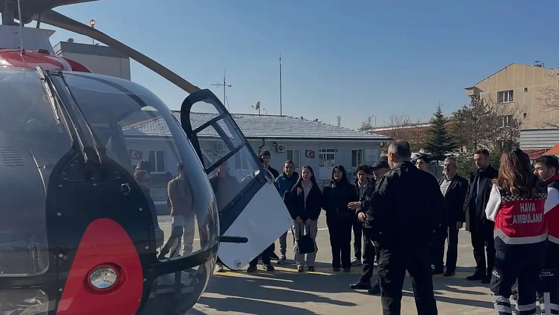 Bilişim Akademisi öğrencileri helikopter inceledi!