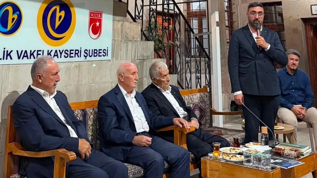 Birlik Vakfı Kurucular Kurulu Başkanı’na Kayseri’de sunum yapıldı!