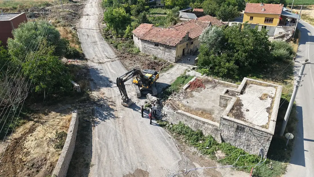 Bünyan’da önemli değişim! Cezaevi-TOKİ yolunda çalışmalar başladı