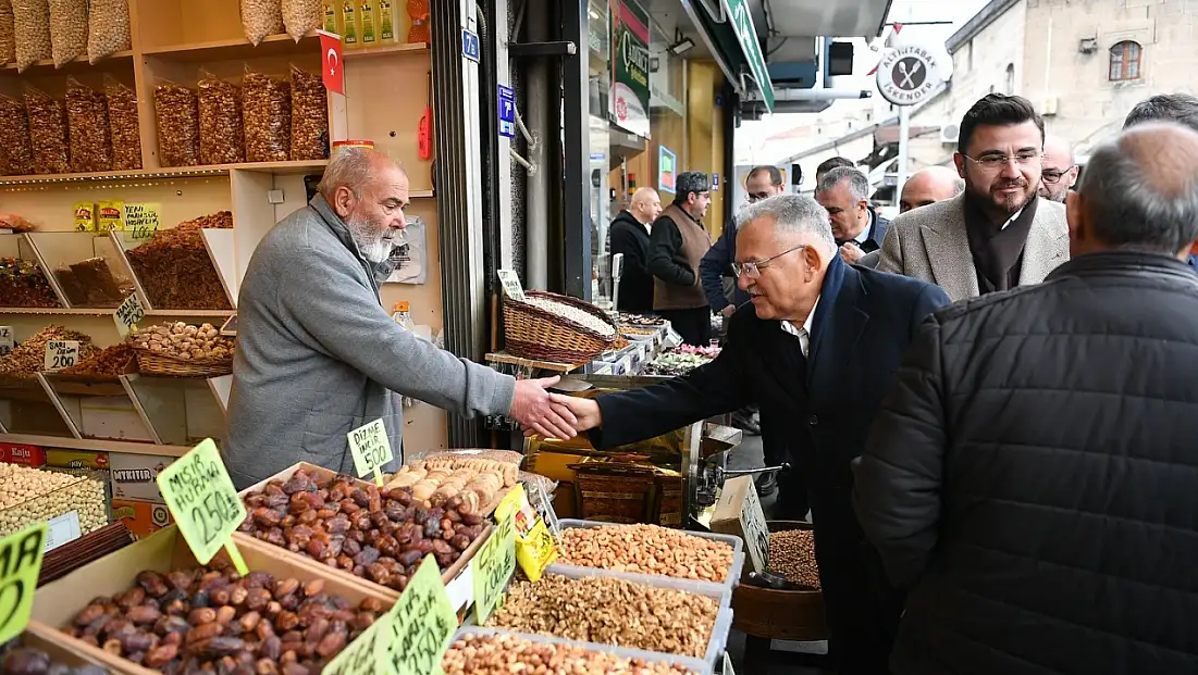 Büyükkılıç Camikebir’de esnafın nabzını tuttu