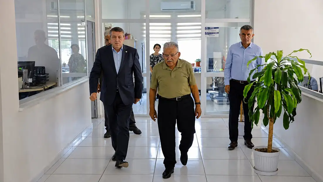 Büyükkılıç’tan belediyenin üç kritik birimine yakın takip