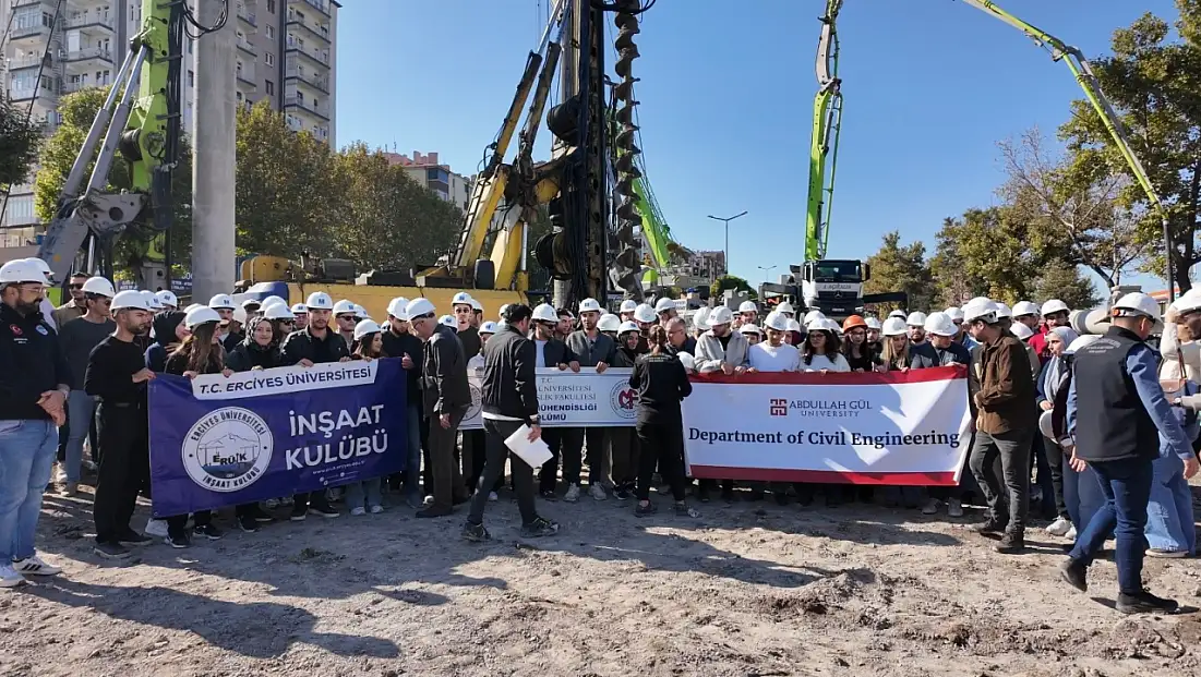 Büyükşehir, öğrencilere şantiye açtı