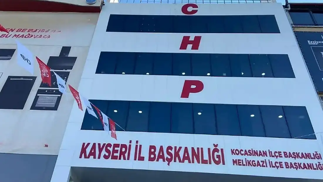 CHP Kayseri’de 5 günlük Başkanlık istifa ile bitti