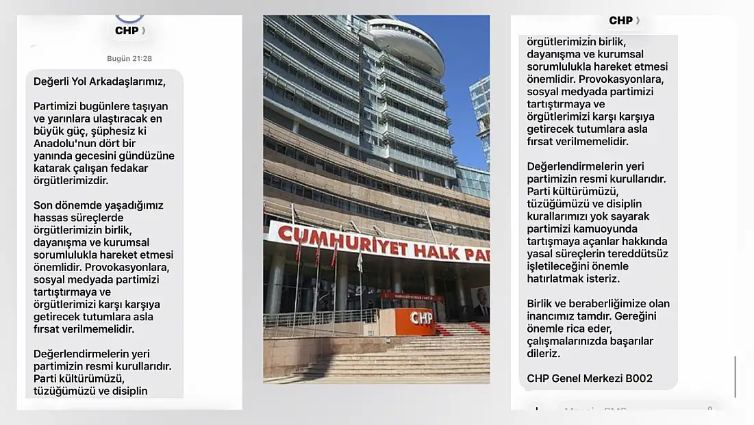 CHP Kayseri'yi karıştıran mesaj