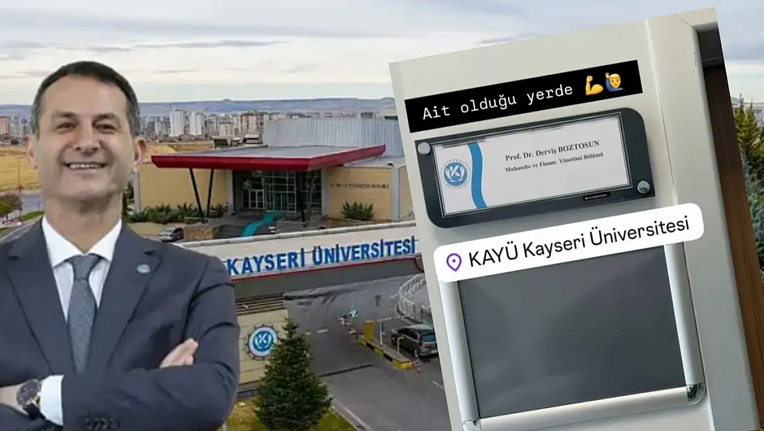 Derviş Boztosun üniversiteye geri döndü!
