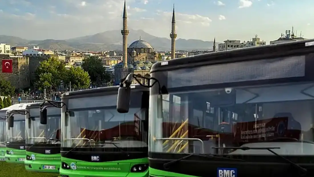 Dikkat! Kayseri’de toplu taşımada 12 hatta değişiklik yapıldı