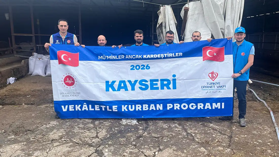 Diyanet Vakfı Kayseri’de kurban kesim noktalarını belirledi
