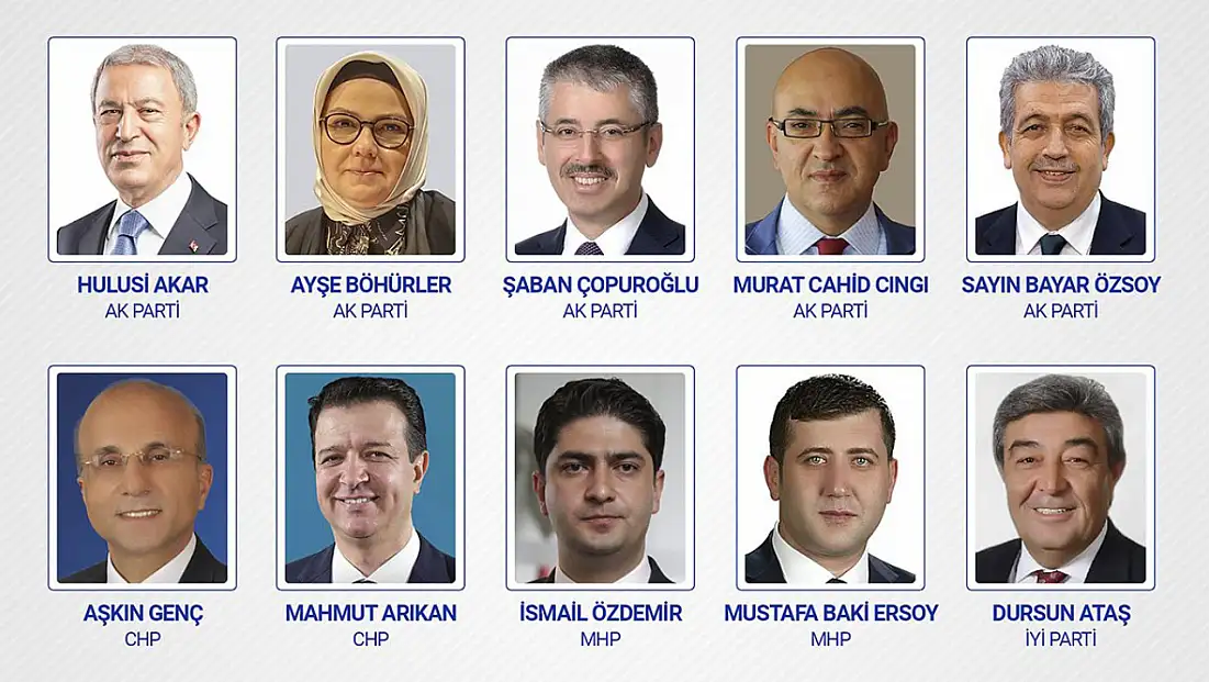 En çok beğenilen Kayseri Milletvekili kim çıktı? İşte sonuçlar