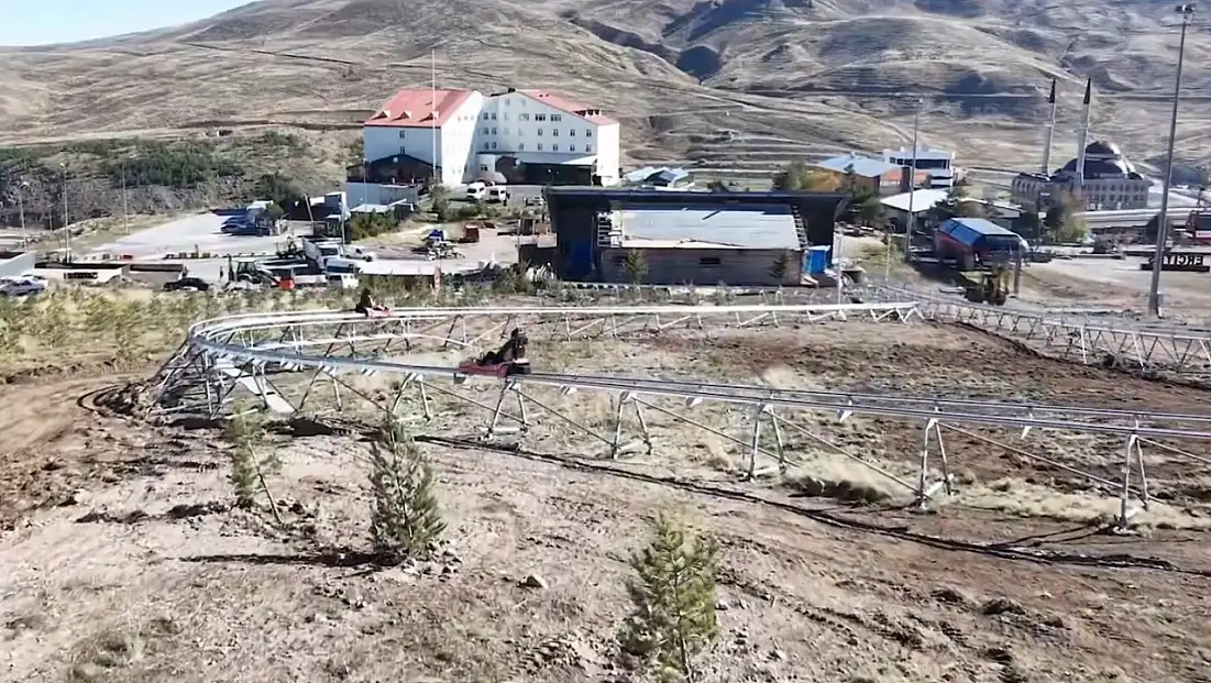 Erciyes’te nefes kesen heyecan! Test sürüşleri başladı