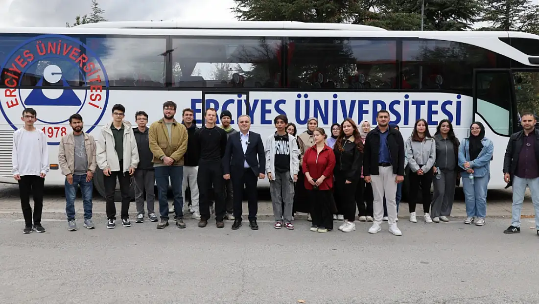 Erciyes Üniversitesi öğrencileri Kayseri’yi bu rotayla tanıdı