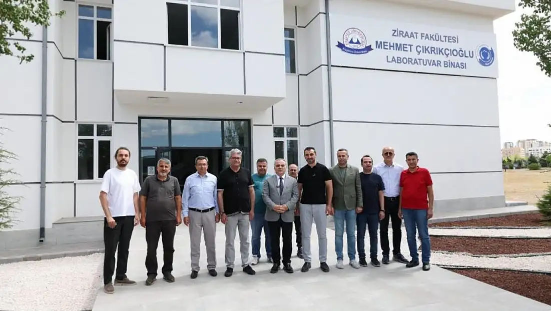 Erciyes Üniversitesi Ziraat Fakültesi'ne laboratuvar açılacak!