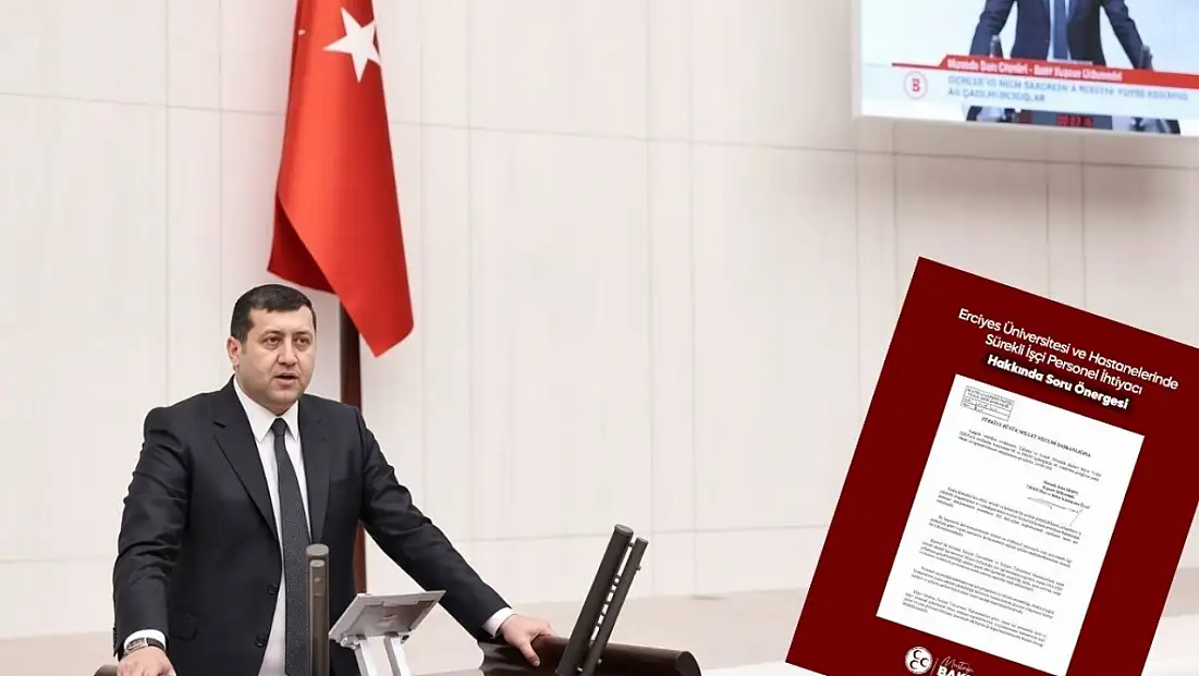 ERÜ Hastaneleri’ndeki personel açığı TBMM gündeminde