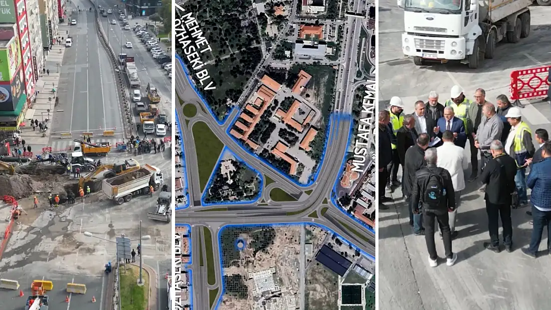 Flaş! Kayserililer dikkat: Kartal Kavşağı inşaatı deplase ile başladı…
