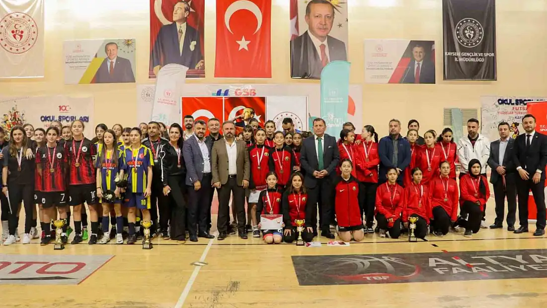 Kayseri’de futsal heyecanı sona erdi
