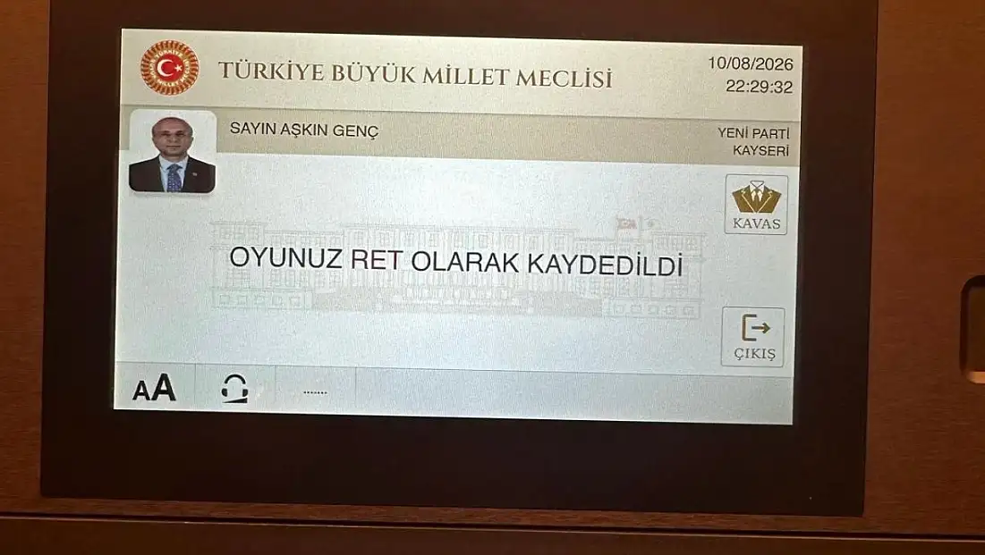 Genç Çerçeve Yasa’ya ret oyu verdi!