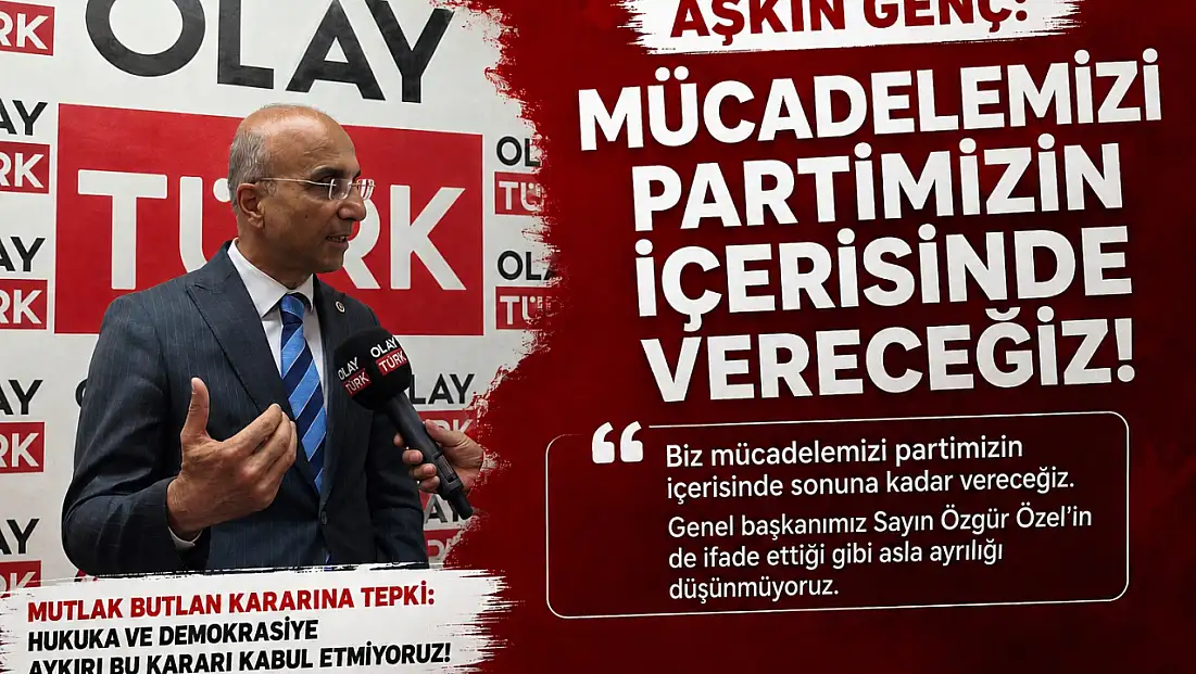 Genç: Mücadelemizi partimizin içerisinde vereceğiz!