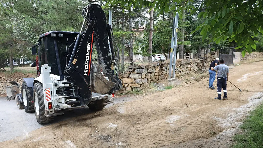 Hafta sonu yağışın vurduğu mahallede çalışmalar başladı!