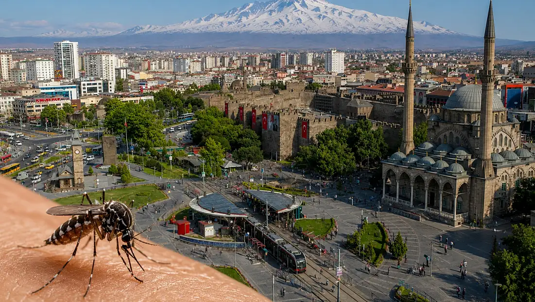 Harita yayımlandı: Kayseri'de dikkat çeken sivrisinek riski
