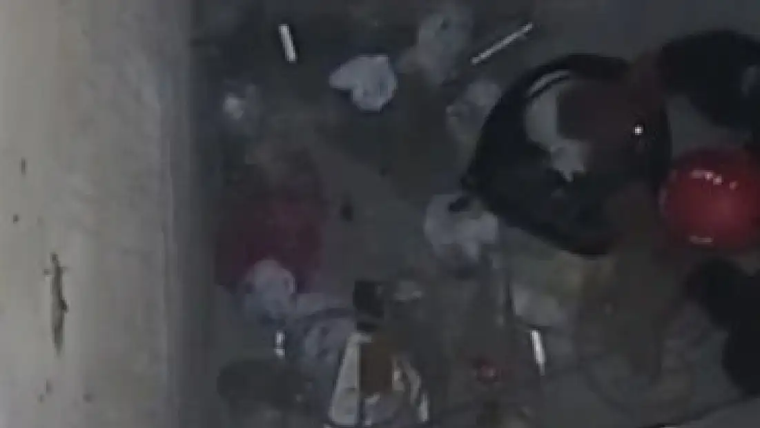 Havalandırma boşluğuna düşen kedinin yardımına Kayseri İtfaiyesi koştu!