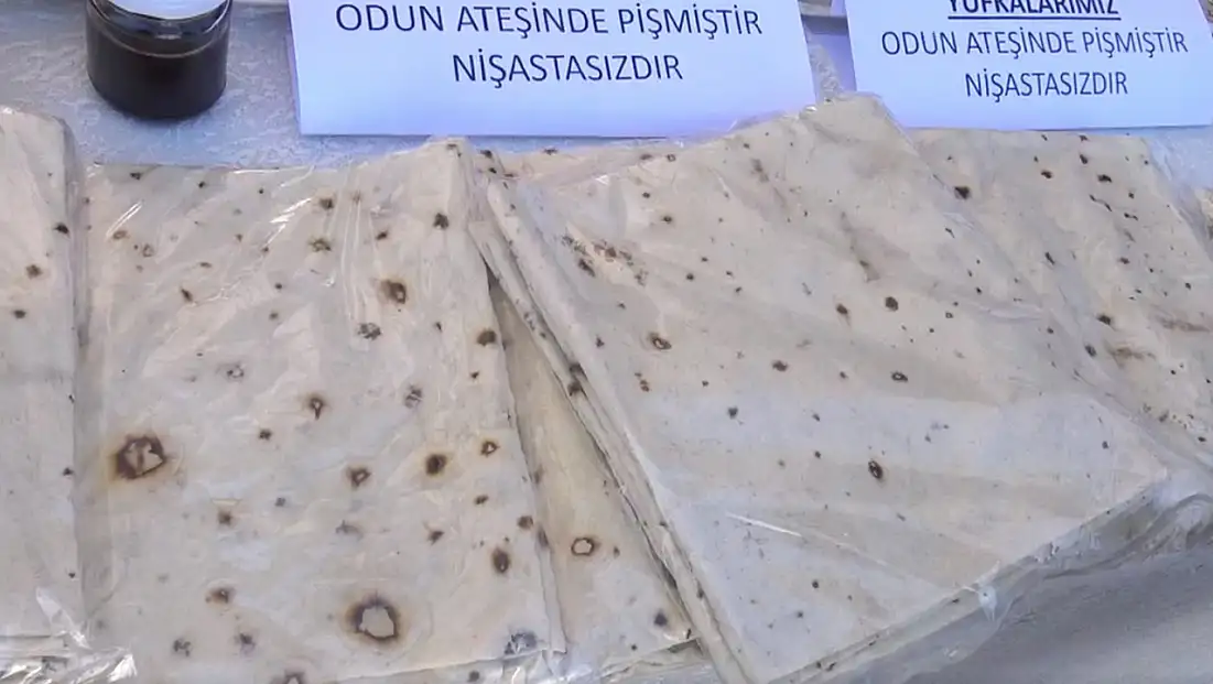 İncesu Belediyesi yerini aldı! Yufka ekmeği revaçta